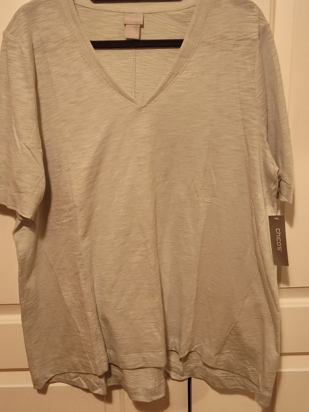 Chico's Soft Sage Crewneck Tee